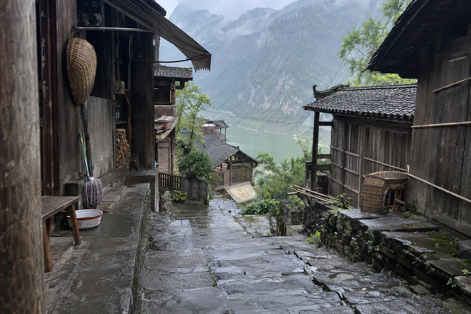 Natural-light travel view representing Diaoyu Fortress in Chongqing