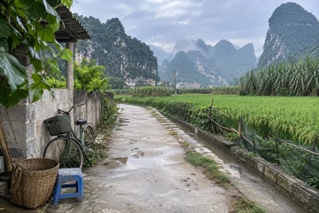 Natural-light travel view representing Chongzuo Border Landscapes in Guangxi